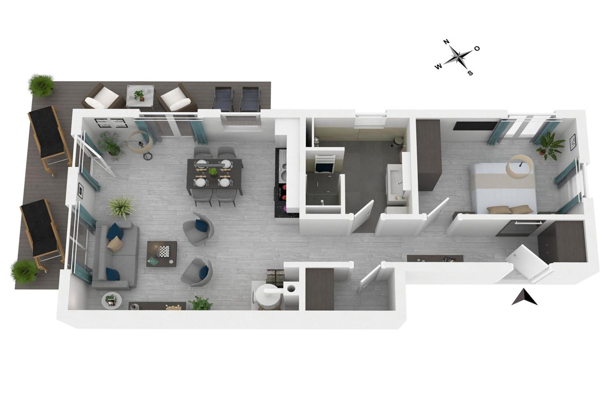 ווסטרו Meerduft Mit Eckterrasse מראה חיצוני תמונה
